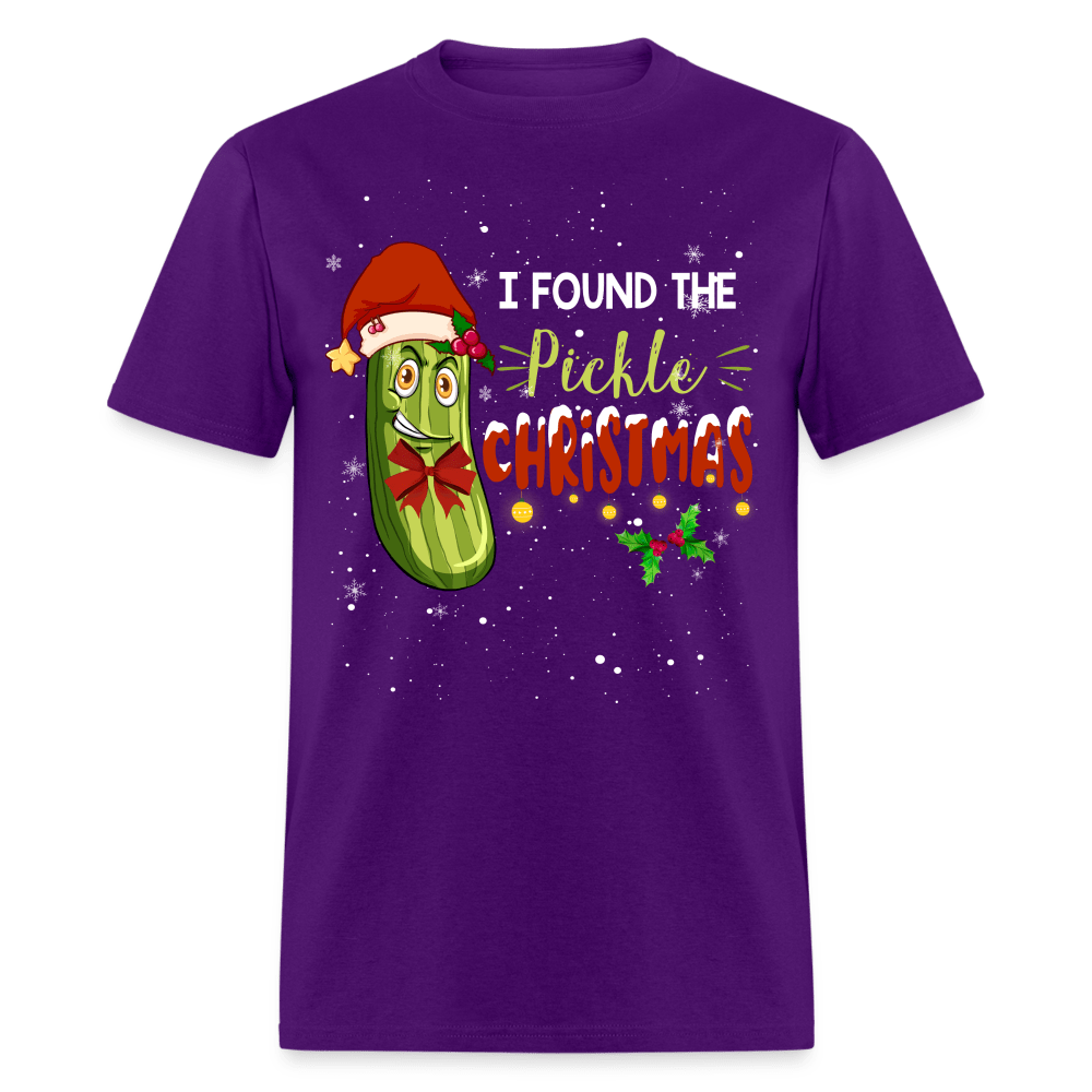 Christmas - I Found The Pickle - Family Shirts Men, Woman Christmas T Shirts