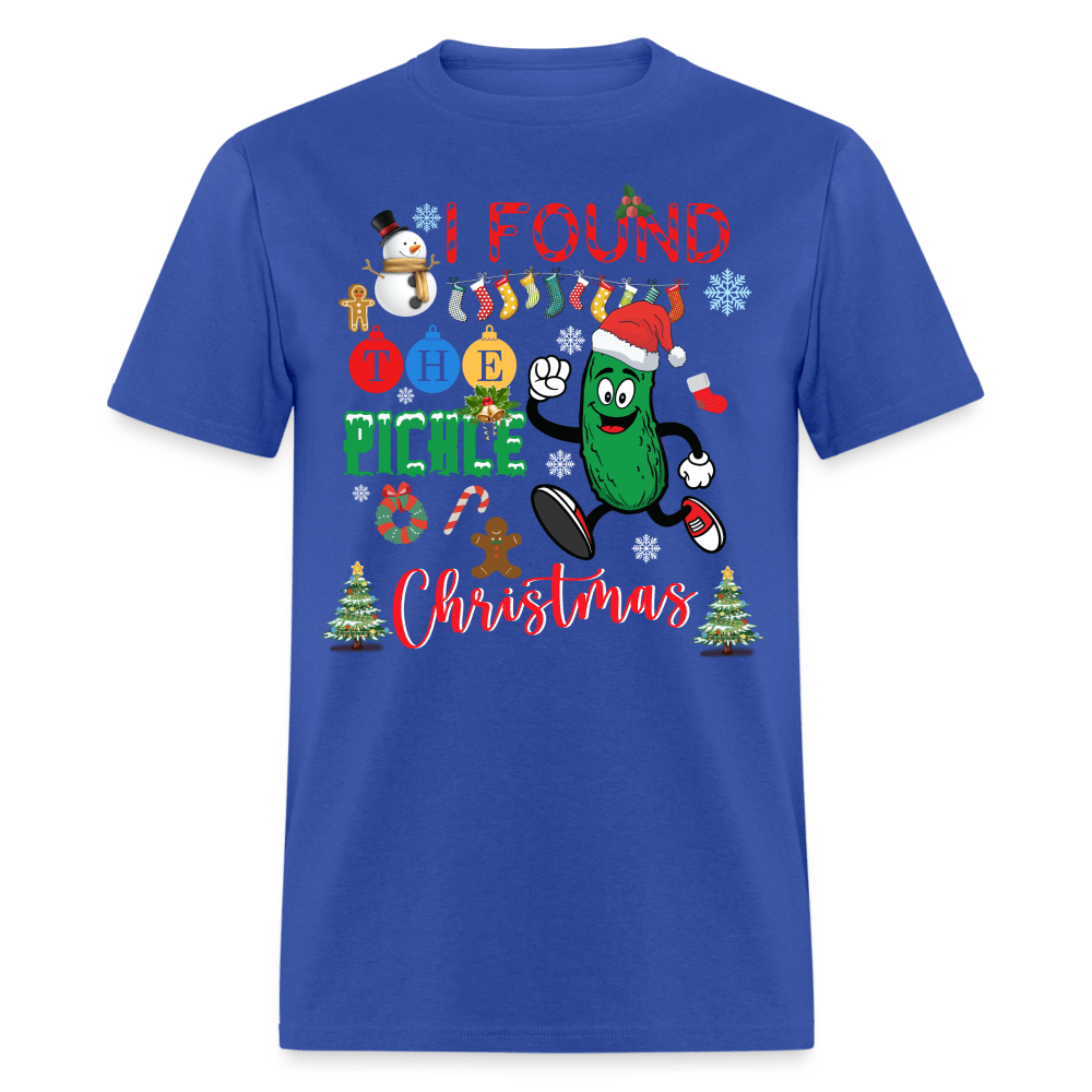 Christmas - I Found The Pickle - Family Shirts Men, Woman Christmas T Shirts