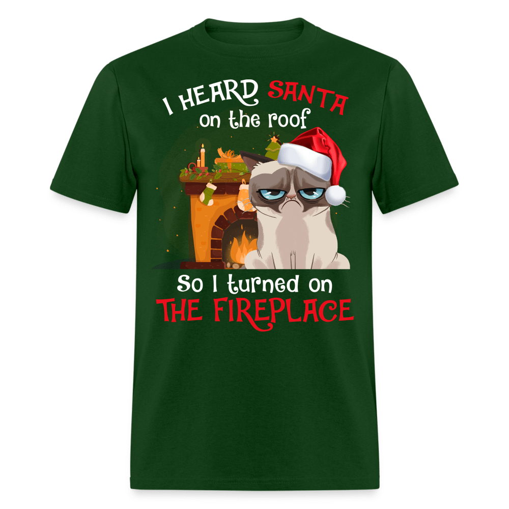 Christmas - I Heard Santa On The Roof - Family Shirts Men, Woman Christmas T Shirts
