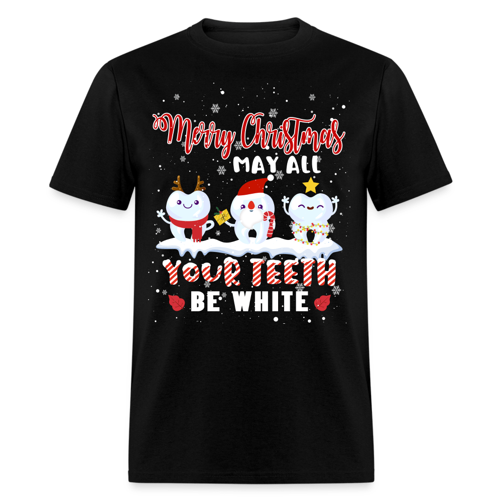 Christmas - May All Your Teeth Be White Christmas - Family Shirts Men, Woman Christmas T Shirts