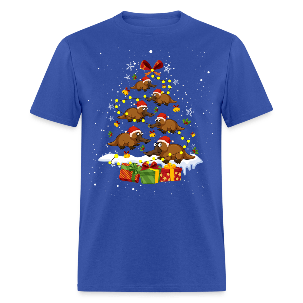 Christmas - Platypus Christmas Tree - Family Shirts Men, Woman Christmas T Shirts