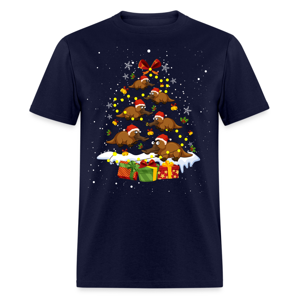 Christmas - Platypus Christmas Tree - Family Shirts Men, Woman Christmas T Shirts