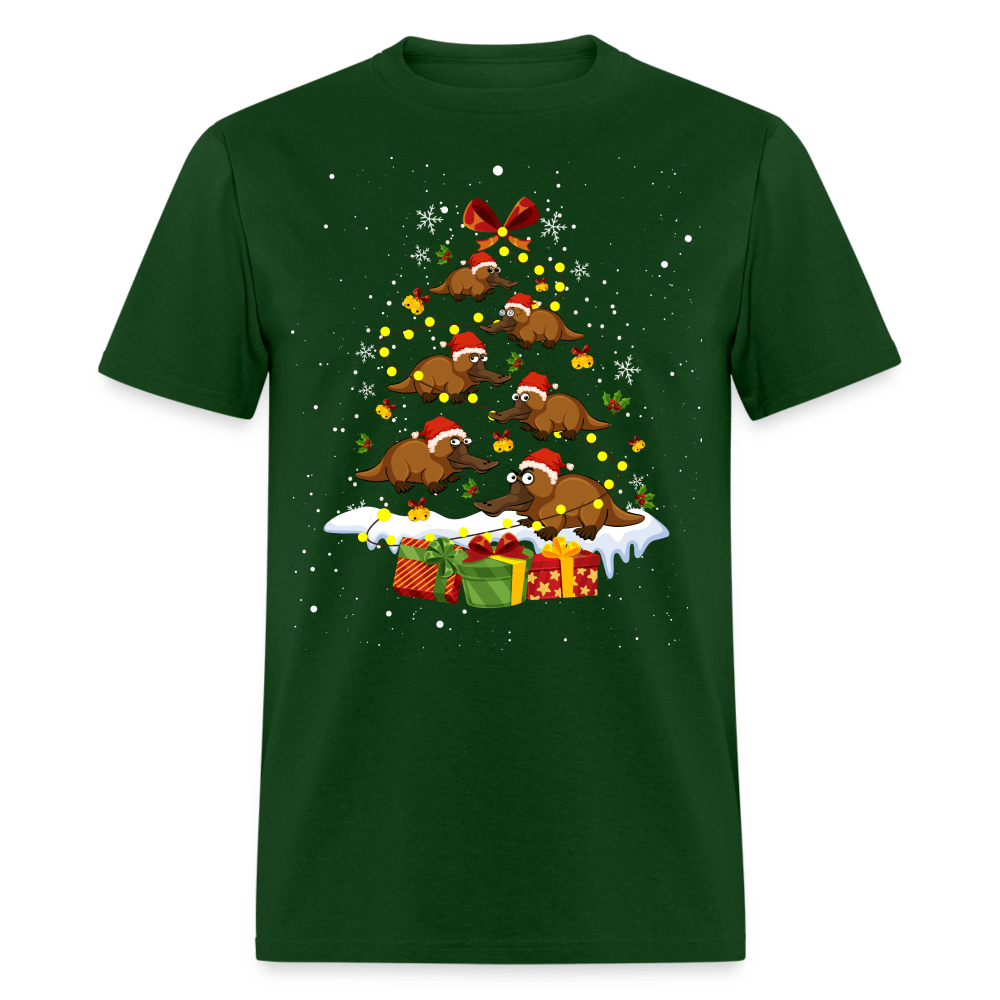 Christmas - Platypus Christmas Tree - Family Shirts Men, Woman Christmas T Shirts
