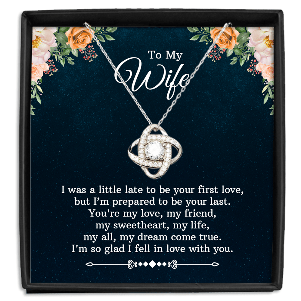 Gift For My Wife - You’re My Love- Love Knot Necklace - Gift For Wife For Birthday, Anniversary, Christmas, Mother's Day, Valentines Day