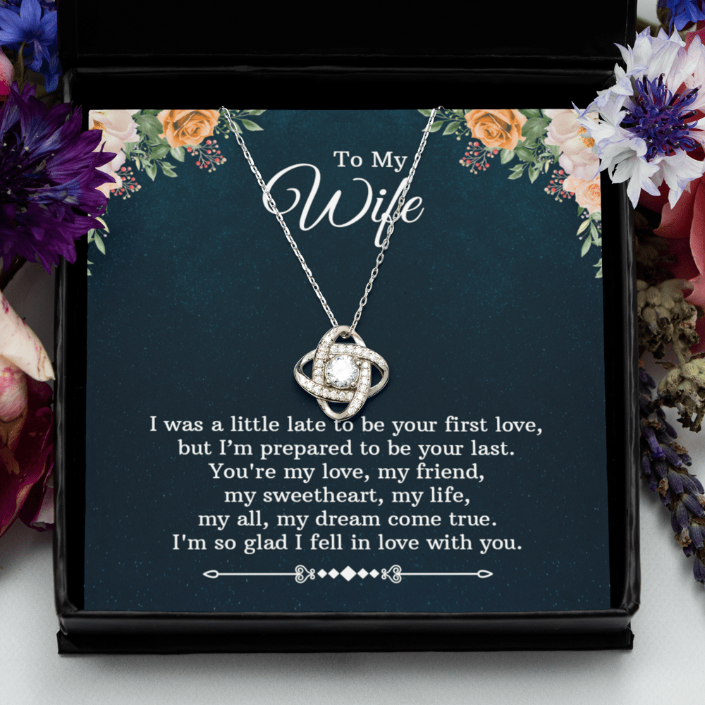 Gift For My Wife - You’re My Love- Love Knot Necklace - Gift For Wife For Birthday, Anniversary, Christmas, Mother's Day, Valentines Day