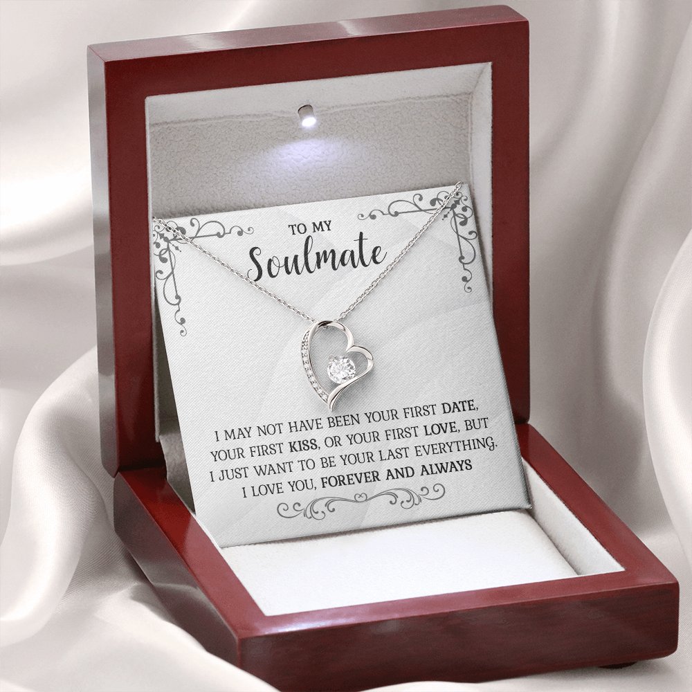 Gift For My Soulmate - Forever Love Necklace - Gift For Wife From Husband, Birthday, Anniversary, Christmas, Mother's Day