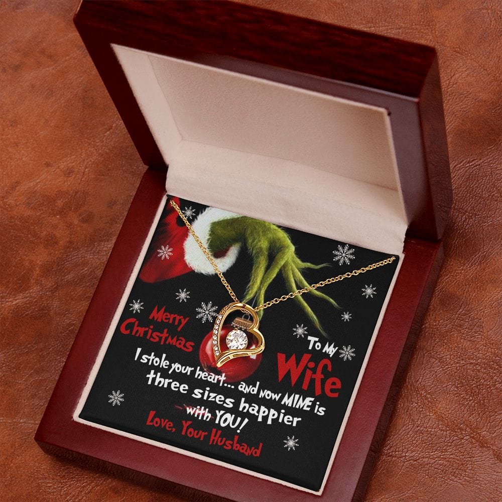 Gift For My Wife - I Stole Your Heart - Forever Love Necklace - Gift For Wife From Husband, Christmas Gift