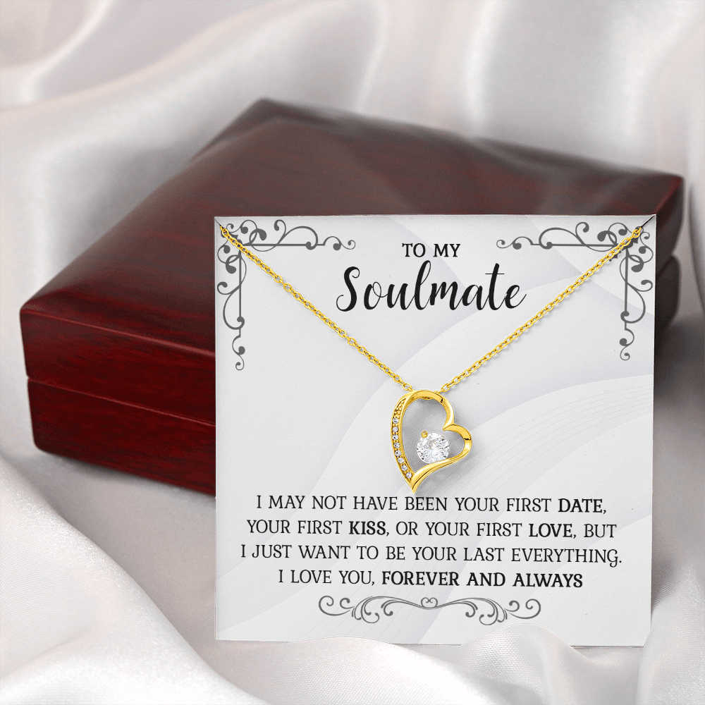 Gift For My Soulmate - Forever Love Necklace - Gift For Wife From Husband, Birthday, Anniversary, Christmas, Mother's Day