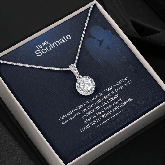 Soulmate - I May Not Be Able - Eternal Hope Necklace Message Card