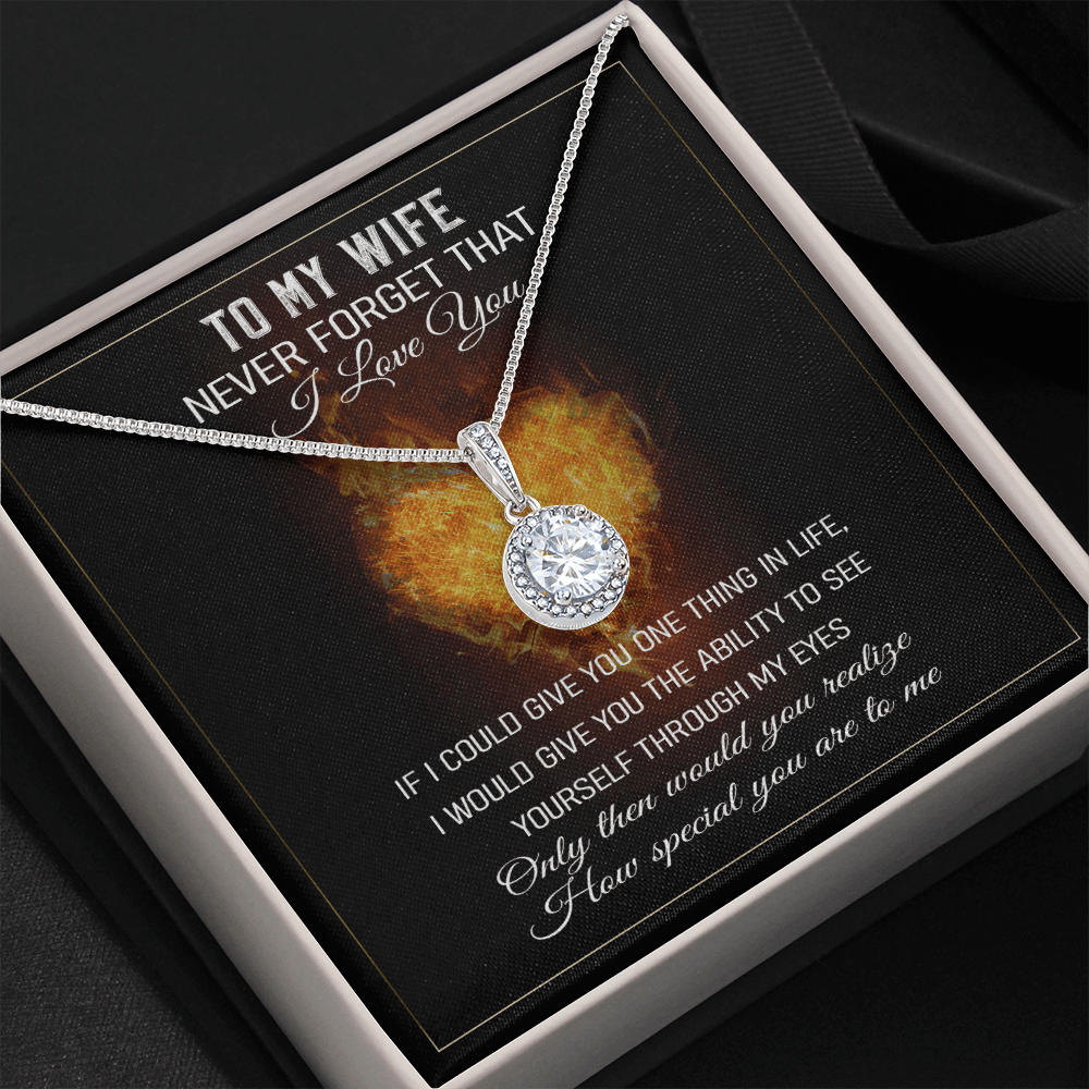 Never Forget That I Love You - Eternal Hope Necklace Message Card