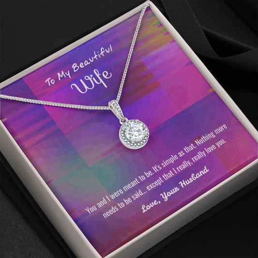 You and I Were Meant to Be - Eternal Hope Necklace Message Card