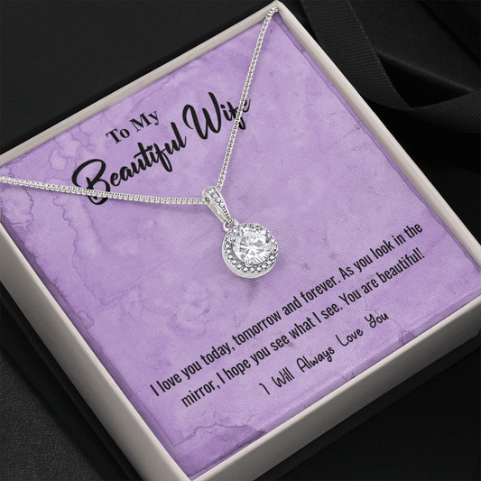 I Love You Today - Eternal Hope Necklace Message Card