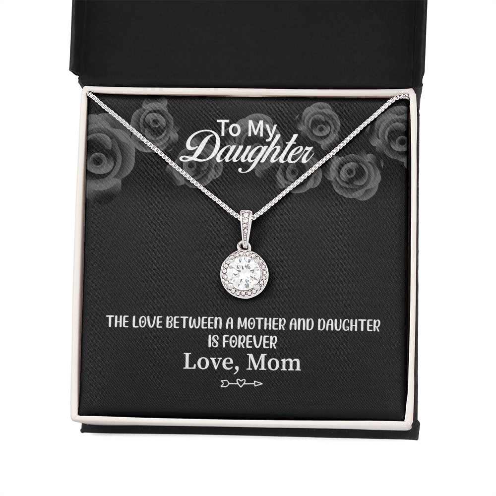 Daughter - The Love Between A Mother And A Daughter - Eternal Hope Necklace Message Card