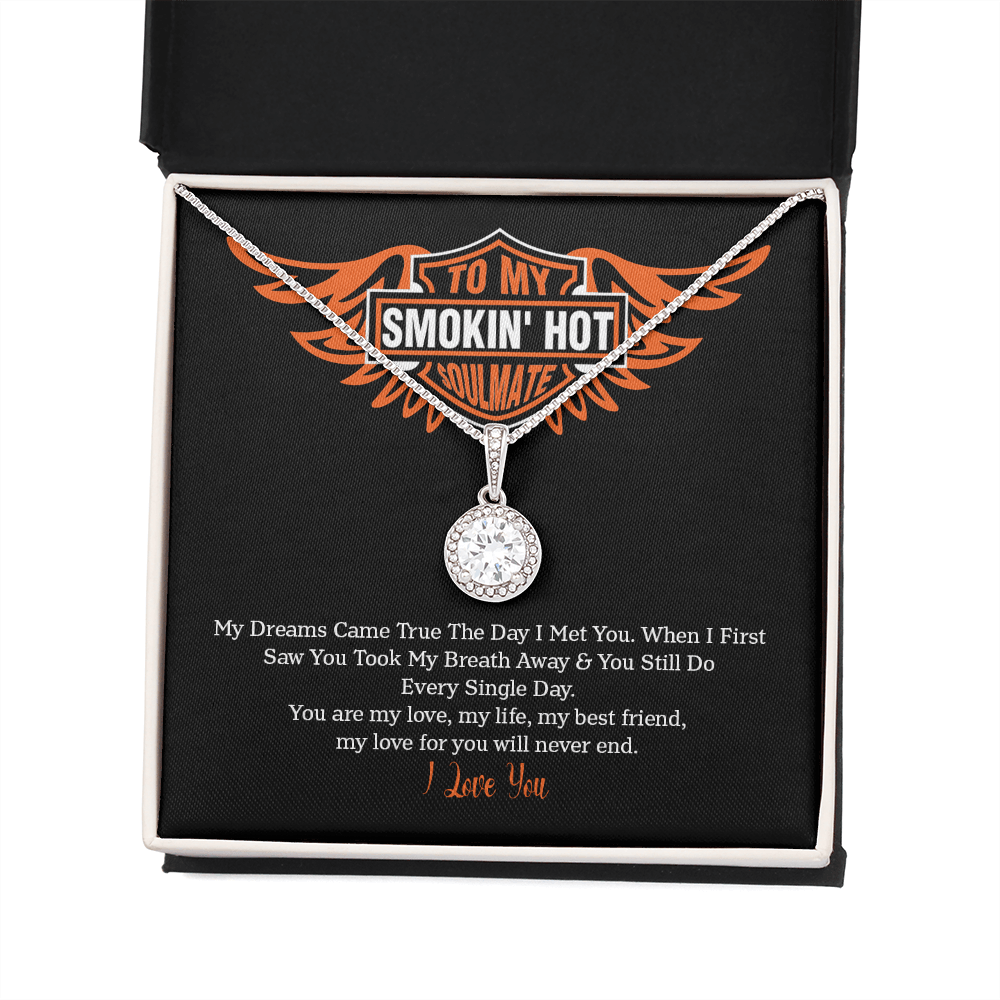 Soulmate - My Dreams Came True The Day I Met You - Eternal Hope Necklace Message Card