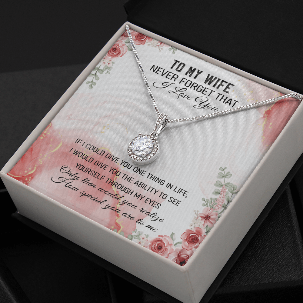 Never Forget That I Love You -Eternal Hope Necklace Message Card