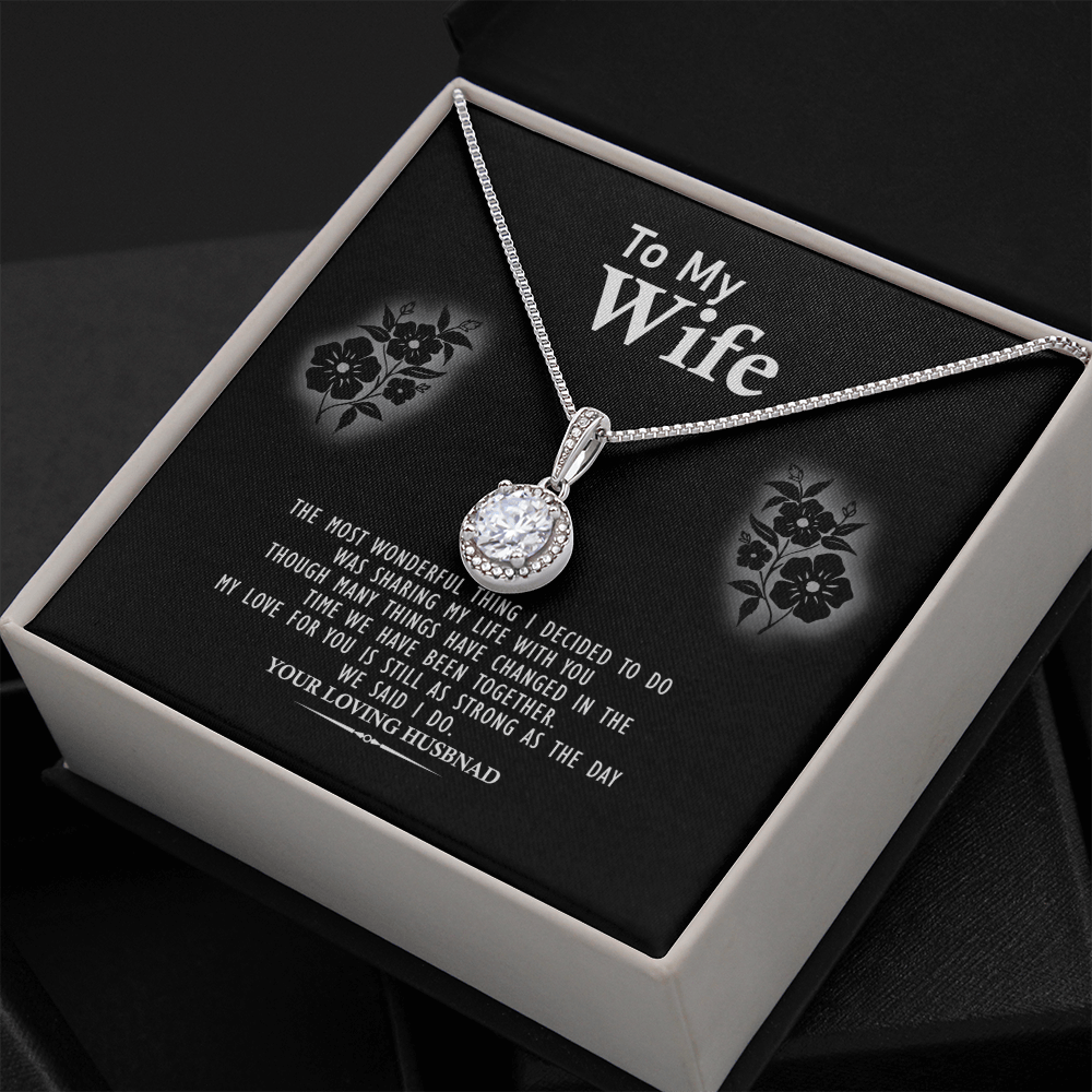 Wife - The Most Wonderful Thing - Eternal Hope Necklace Message Card