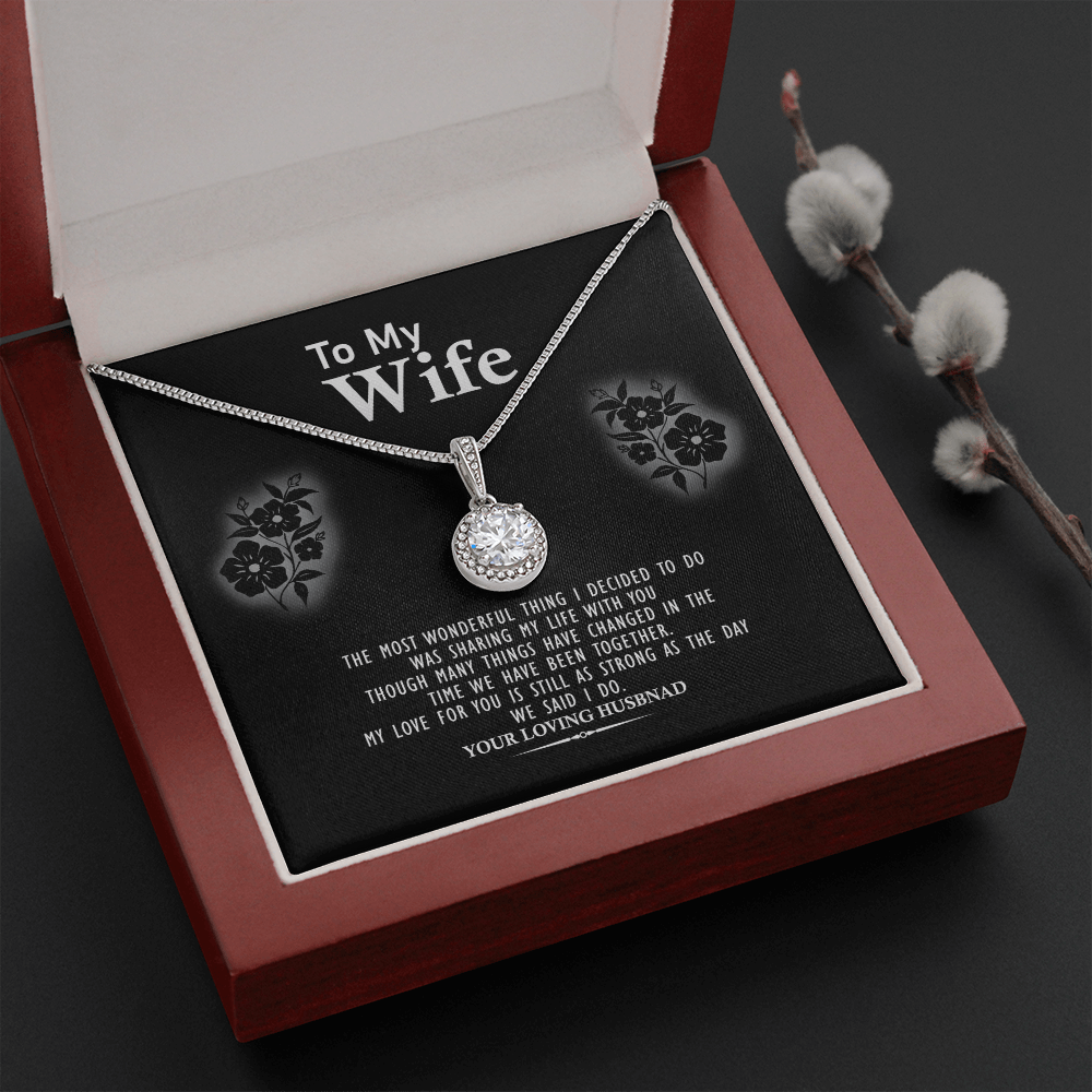 Wife - The Most Wonderful Thing - Eternal Hope Necklace Message Card