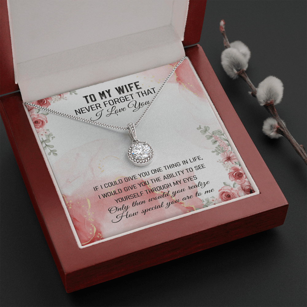 Never Forget That I Love You -Eternal Hope Necklace Message Card
