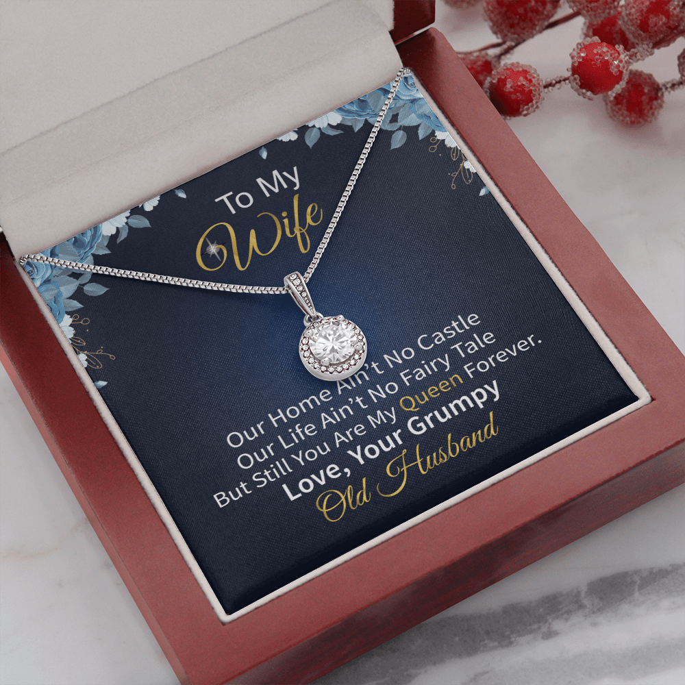 Wife - Our Home Ain't No Castle - Eternal Hope Necklace Message Card
