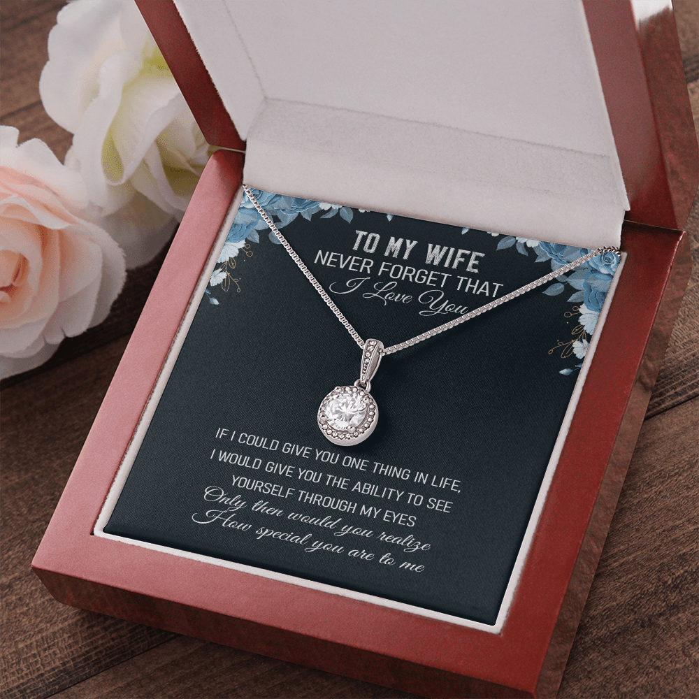 Never Forget That I Love You -Eternal Hope Necklace Message Card