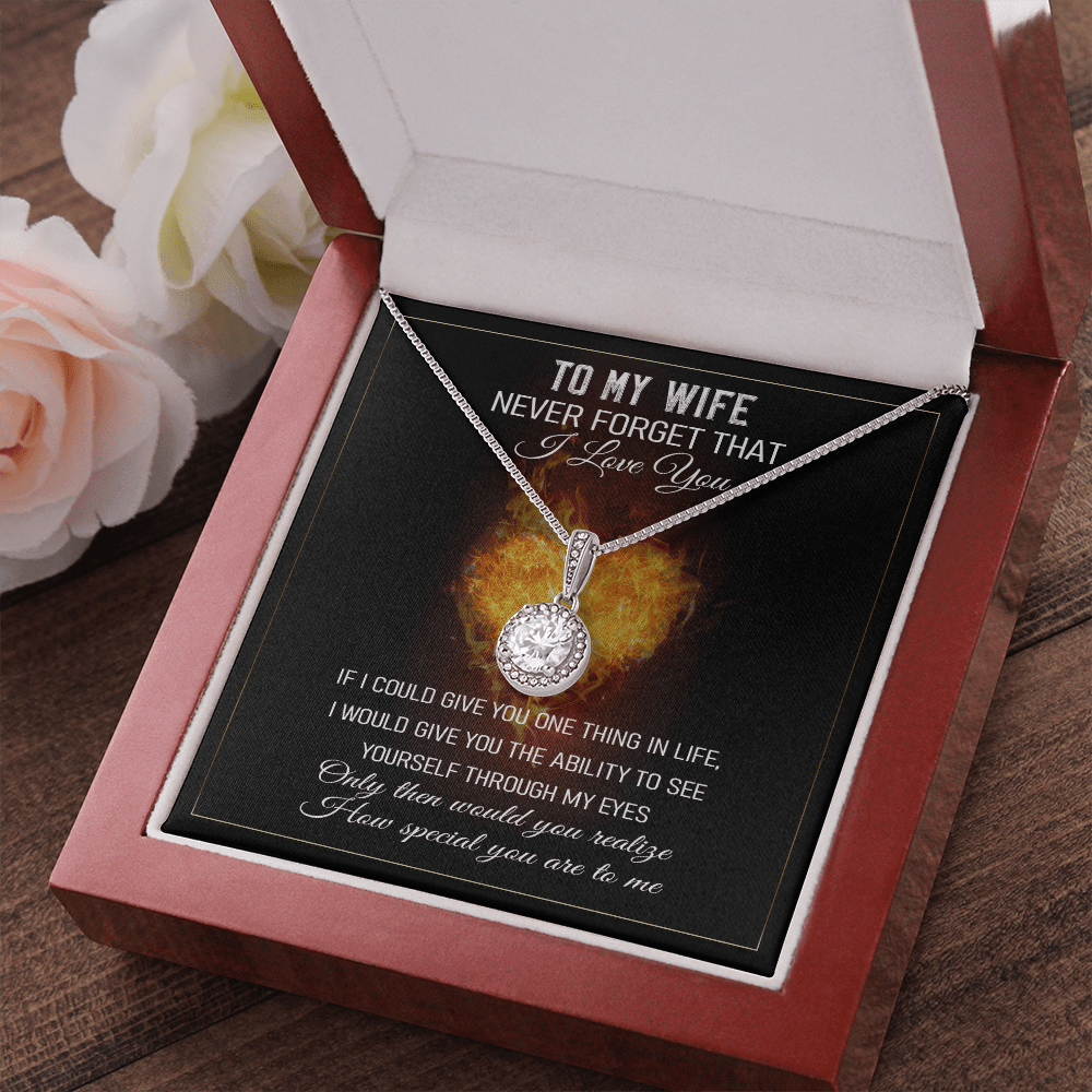 Never Forget That I Love You - Eternal Hope Necklace Message Card