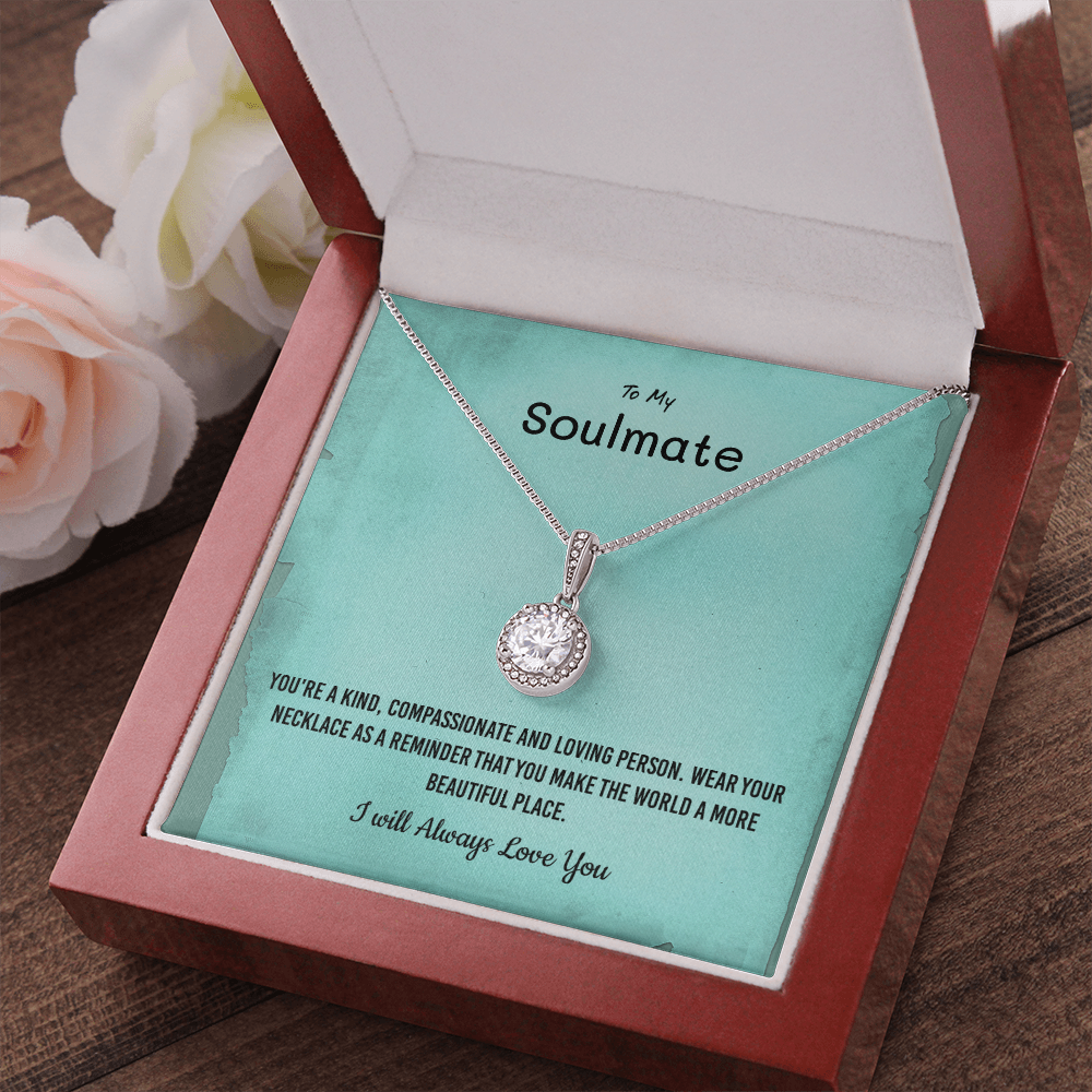 You're a kind, compassionate and loving person - Eternal Hope Necklace Message Card