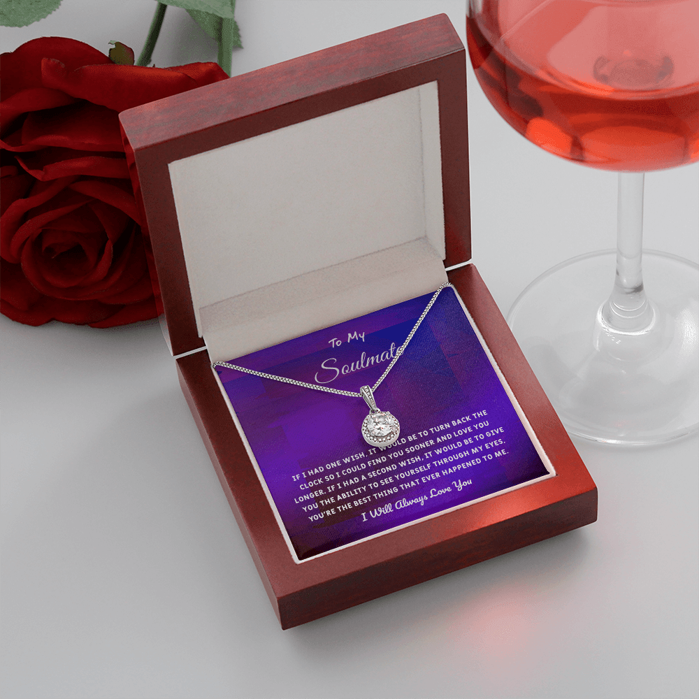 Soulmate If I Had One Wish - Eternal Hope Necklace Message Card