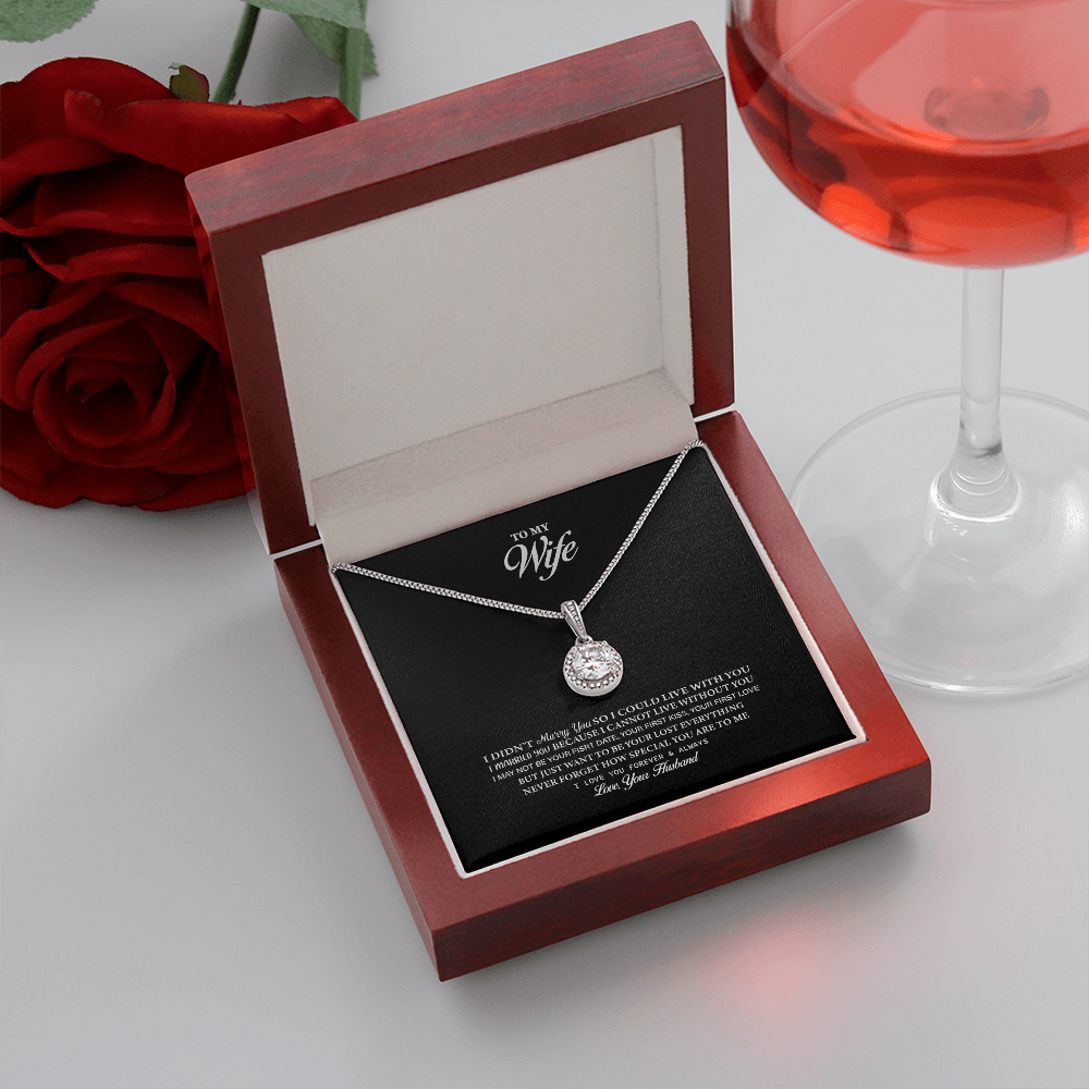 Wife - I Didn't Marry You - Eternal Hope Necklace Message Card