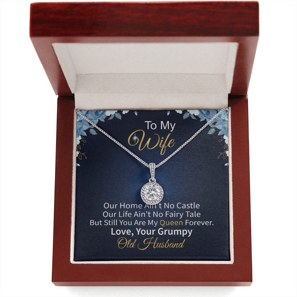 Wife - Our Home Ain't No Castle - Eternal Hope Necklace Message Card
