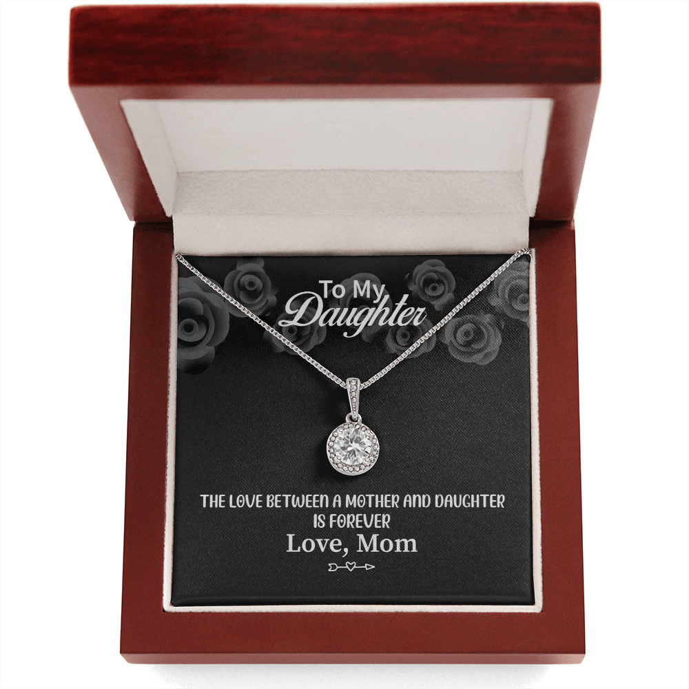 Daughter - The Love Between A Mother And A Daughter - Eternal Hope Necklace Message Card