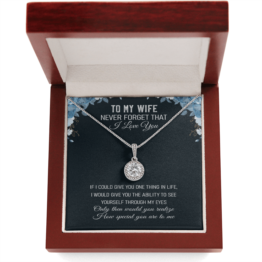 Never Forget That I Love You -Eternal Hope Necklace Message Card