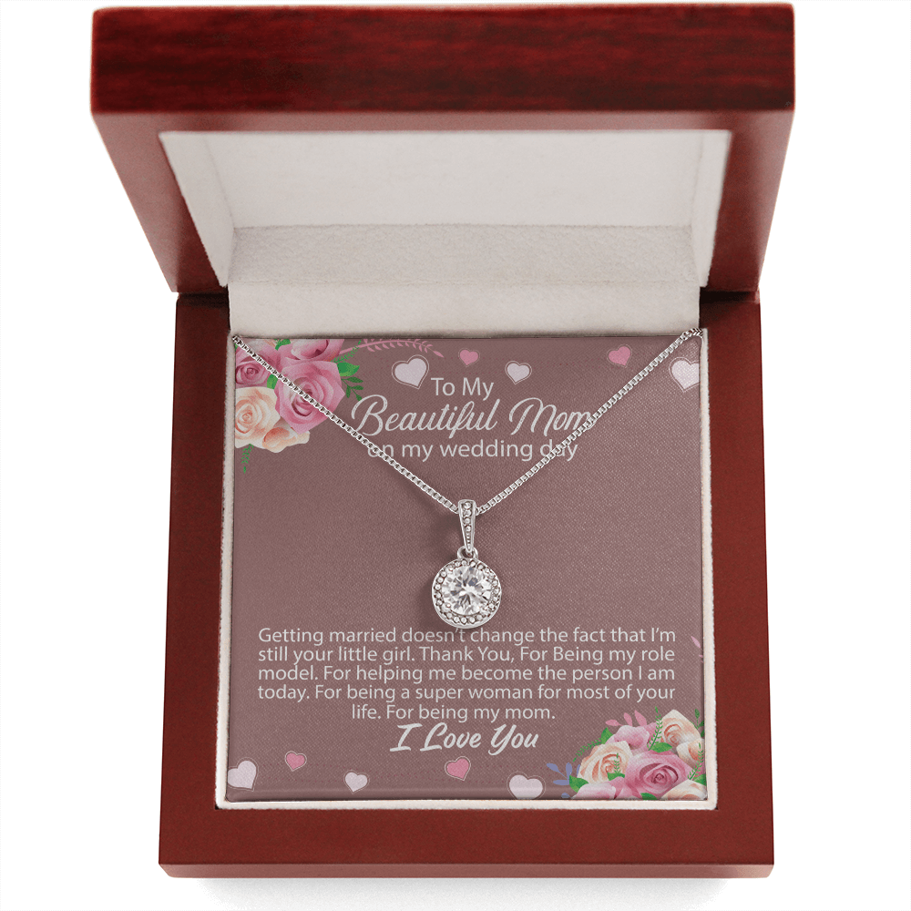 Mom - Getting Married Doesn't Change The Fact - Eternal Hope Necklace Message Card