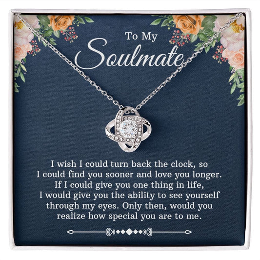 Gift For My Soulmate - You Are Special To Me - Love Knot Necklace - Gift For Soulmate For Birthday, Anniversary, Christmas, Mother's Day, Valentines Day