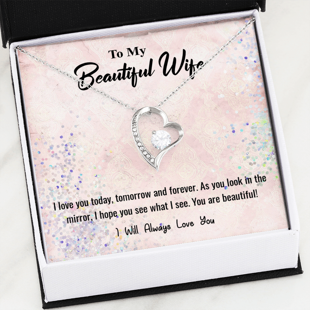 I Love You Today - Forever Love Necklace Message Card