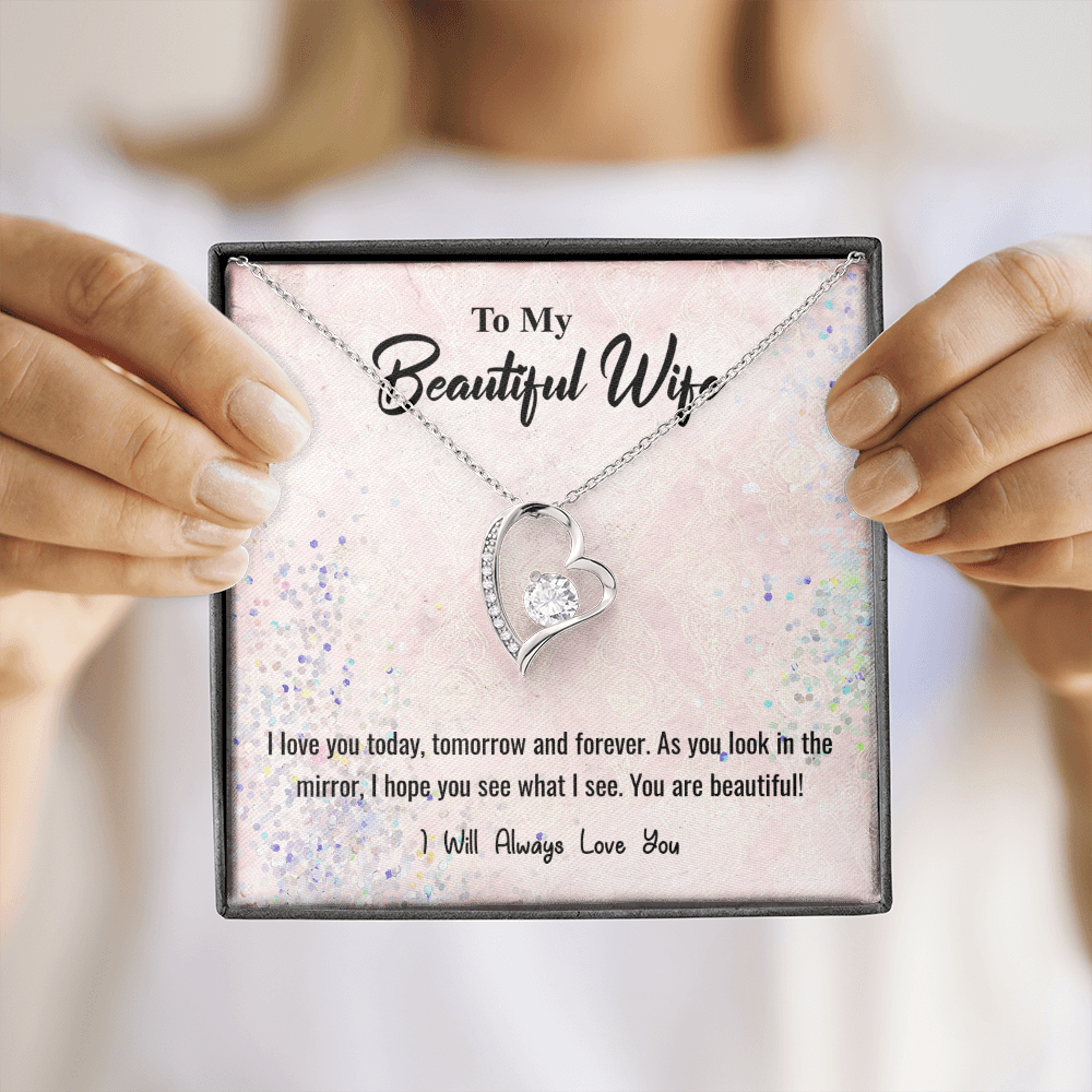 I Love You Today - Forever Love Necklace Message Card