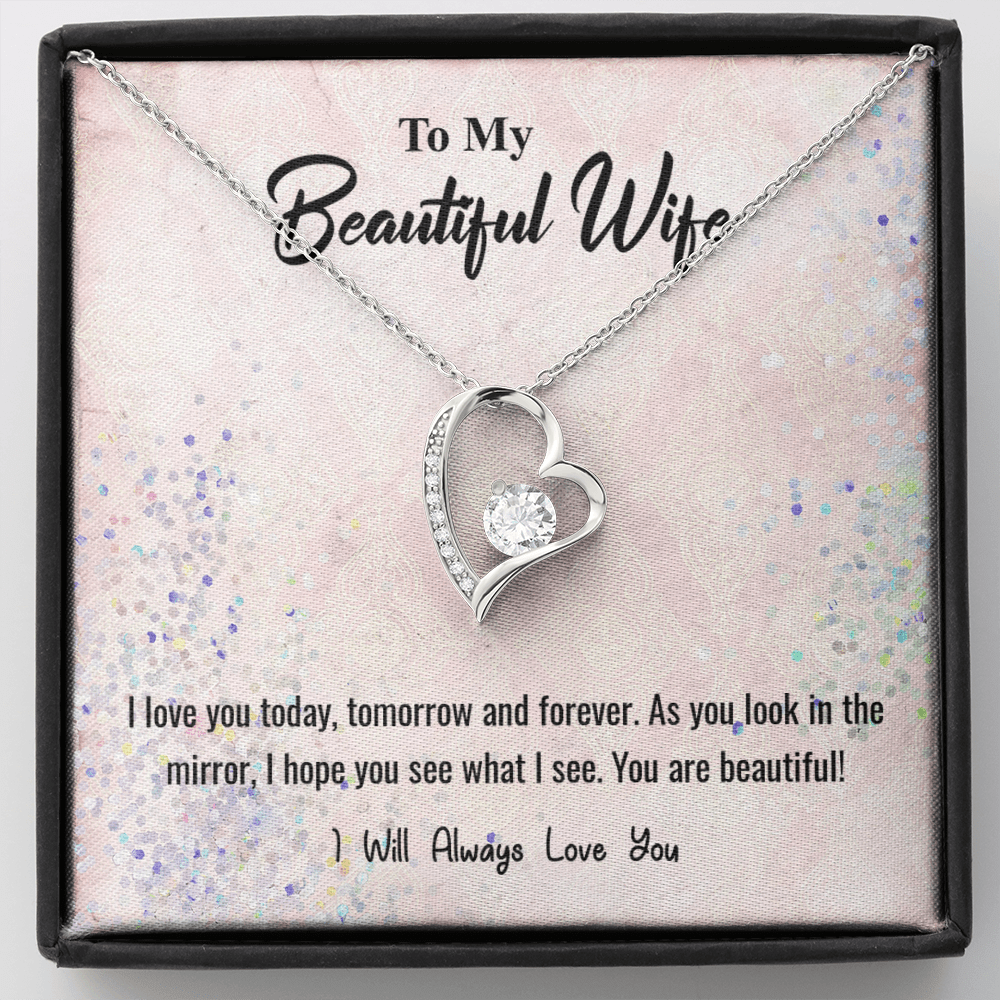 I Love You Today - Forever Love Necklace Message Card