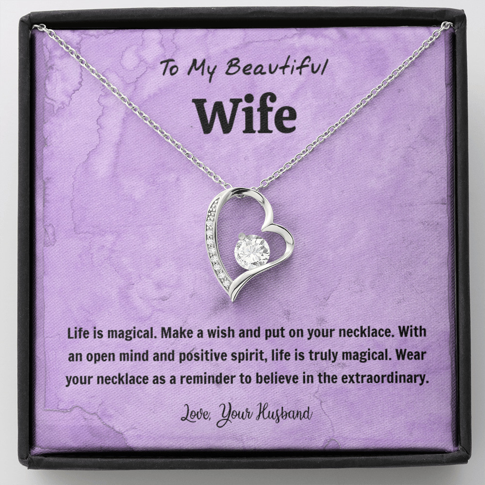 Life Is Magical - Forever Love Necklace Message Card