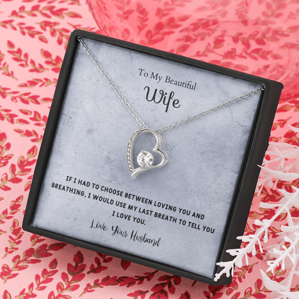 If I Had to Choose - Forever Love Necklace Message Card