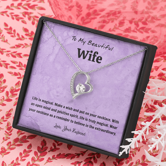 Life Is Magical - Forever Love Necklace Message Card