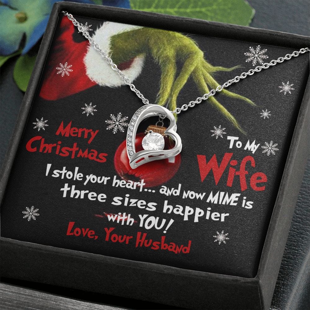 Gift For My Wife - I Stole Your Heart - Forever Love Necklace - Gift For Wife From Husband, Christmas Gift