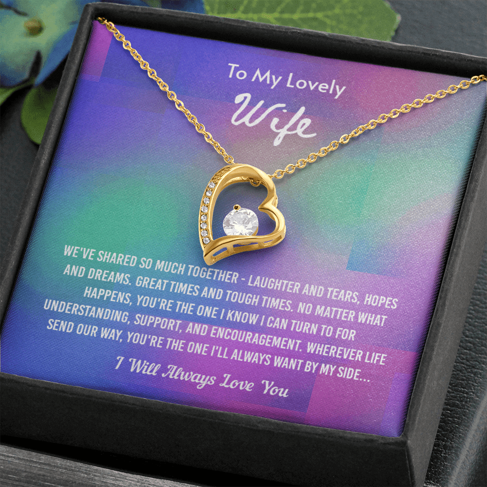 We've Shared So Much Together - Forever Love Necklace Message Card