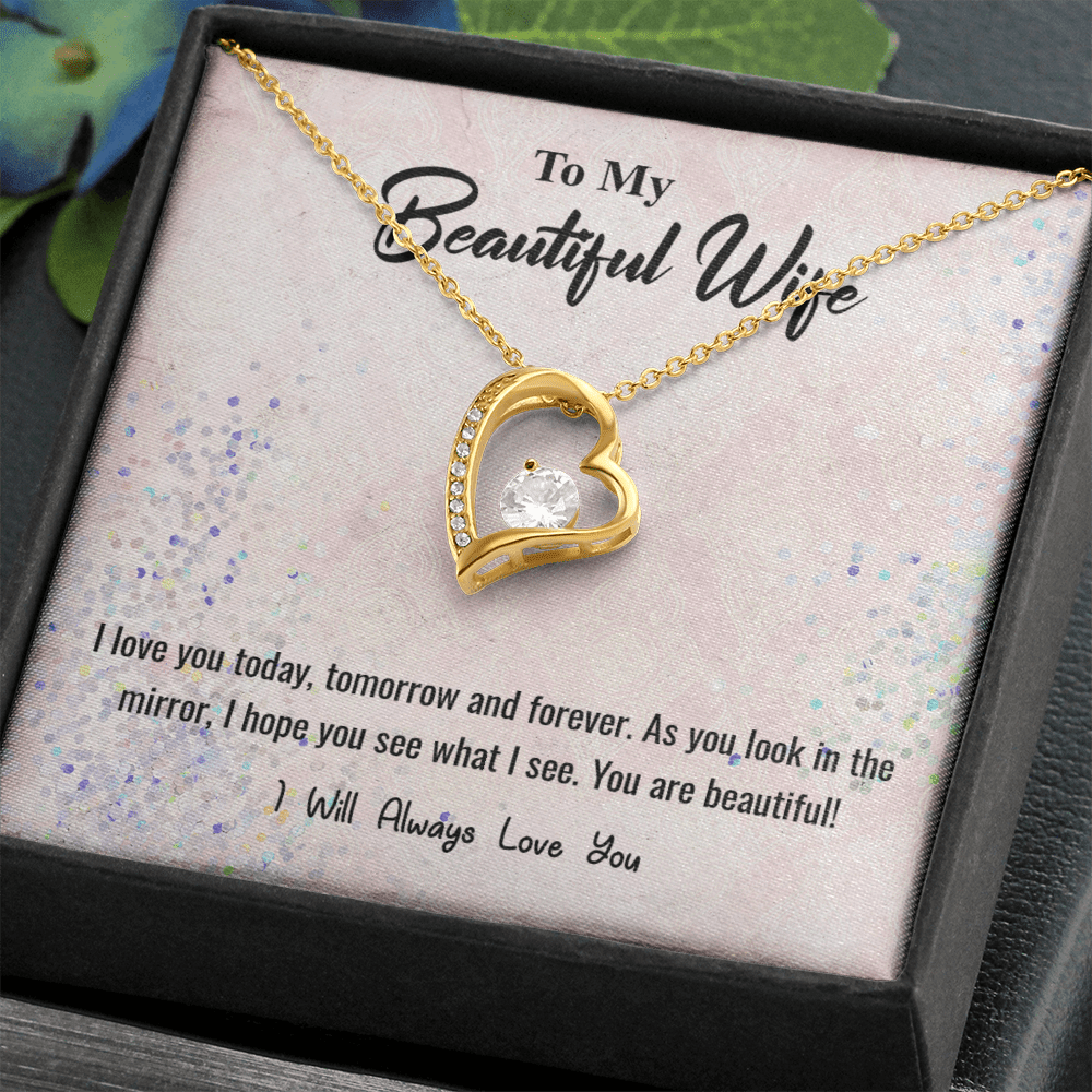 I Love You Today - Forever Love Necklace Message Card