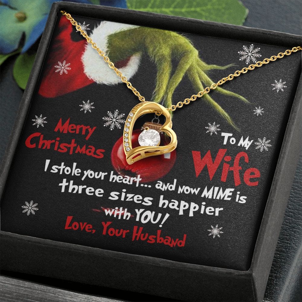 Gift For My Wife - I Stole Your Heart - Forever Love Necklace - Gift For Wife From Husband, Christmas Gift