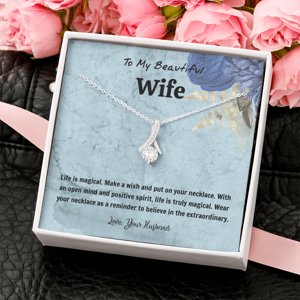 Life Is Magical - Alluring Beauty Infinity Necklace Message Card