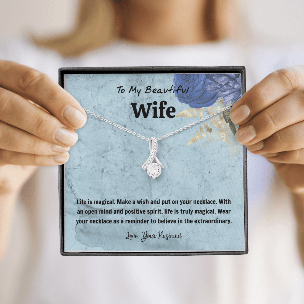 Life Is Magical - Alluring Beauty Infinity Necklace Message Card