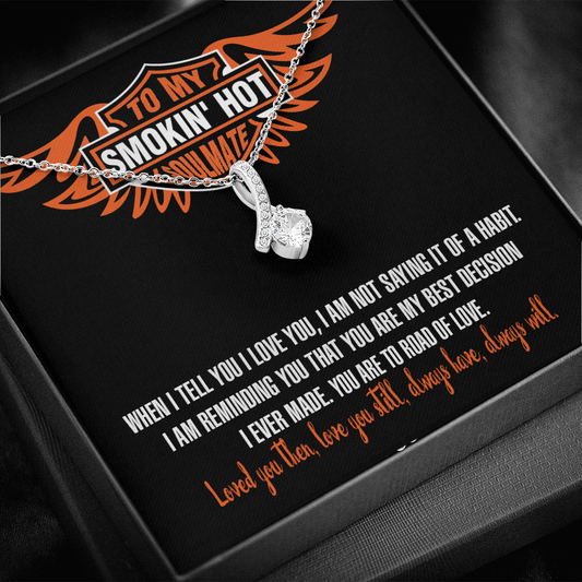 Soulmate - When I Tell You I Love You - Alluring Beauty Infinity Necklace Message Card