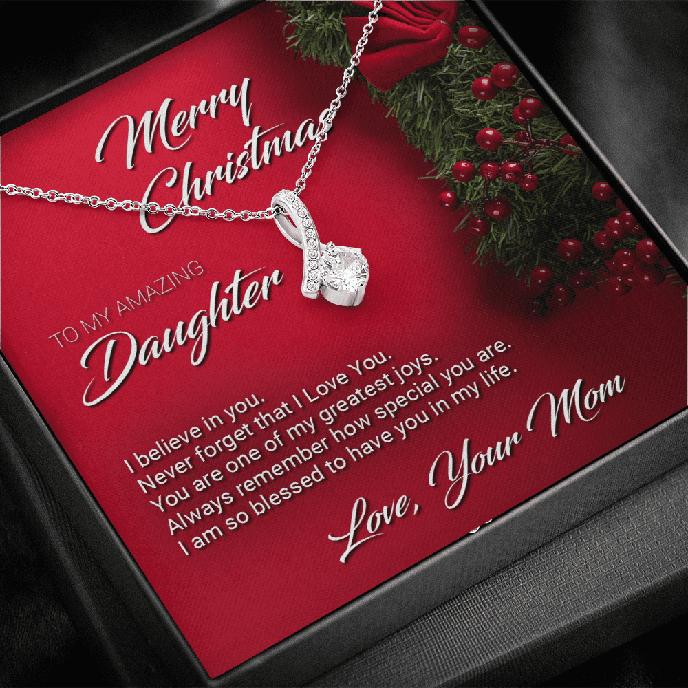 Christmas Gift For Daughter From Mom Necklace