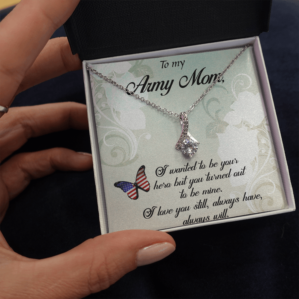 Gift for Army Mom Hero Necklace