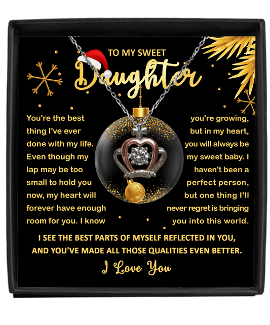 Daughter-Room For You - Crown Pendant Necklace