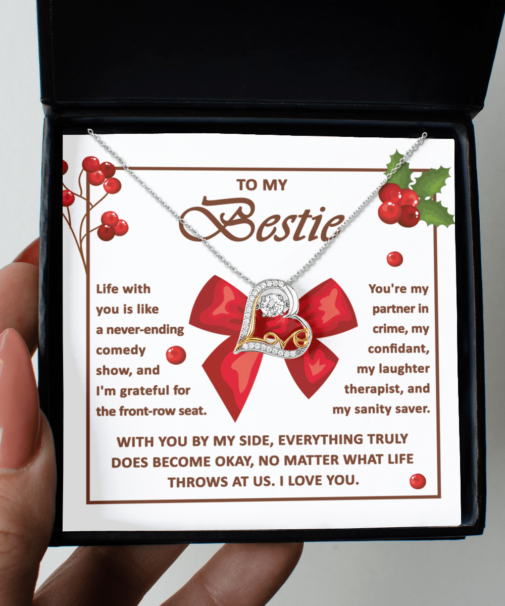 Bestie-Life With You - Love Dancing Necklace